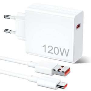 CARICABATTERIA DA RETE 120W XIAOMI BHR9462EU USB-A + CAVO TYPE-C