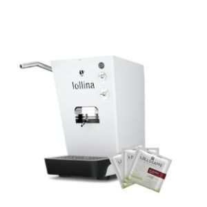 MACCHINA DA CAFFE' LOLLO CAFFE' LOLLINA BASIC WHITE + BOX 40 CIALDE LOLLO MIX CLASSICA