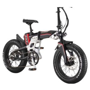 BICICLETTA ELETTRICA 250W VELOCIFERO FATFOLD ALU NERO
