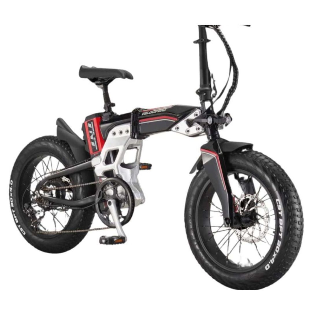 BICICLETTA ELETTRICA 250W VELOCIFERO FATFOLD ALU NERO