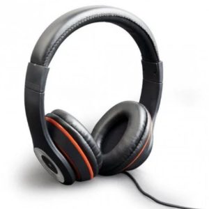 CUFFIA GAMING TECHMADE GEMBIRD CON CONTROLLO DEL VOLUME ARANCIO-NERE GHS-05-O