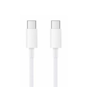 CAVO DATI/CARICA PER SMARTPHONE TYPE-C/TYPE-C 3A BRAIDED 1M XIAOMI WHITE BHR0878GL