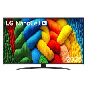 TV NANOCELL 50" LG 4K 50NANO81A3A SMART TV EUROPA BLACK