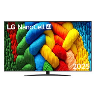 TV NANOCELL 75" LG 4K 75NANO80A3B SMART TV EUROPA BLACK