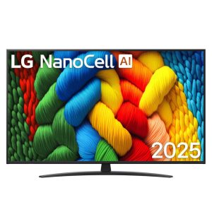 TV NANOCELL 86" LG 4K 86NANO81A3A SMART TV EUROPA BLACK