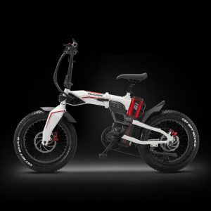 BICICLETTA ELETTRICA 250W VELOCIFERO FATFOLD ALU BIANCA