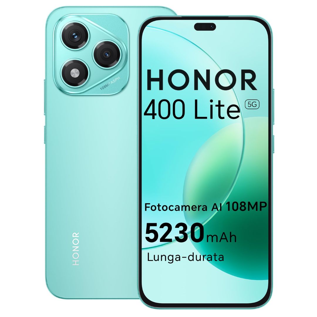 SMARTPHONE HONOR 400 LITE 5G 8+256 GREEN ITALIA