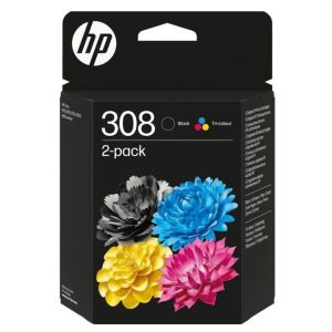 CARTUCCIA HP MULTIPACK 308 BK + 308 CL 6L6S6UE