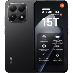 SMARTPHONE XIAOMI 15T 5G 12+256GB DUOS BLACK