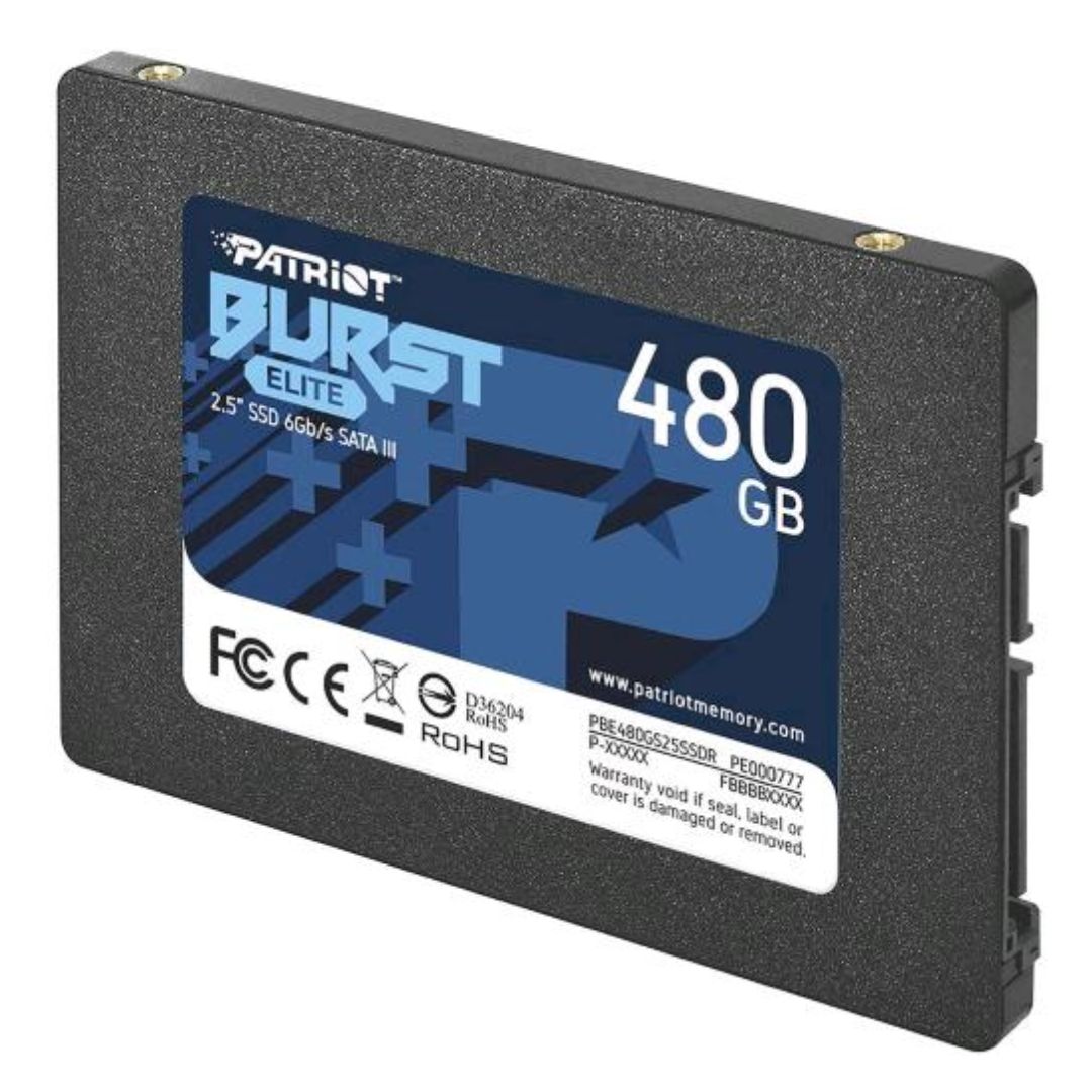 HARD DISK 2,5 SSD 480GB PATRIOT BURST ELITE PBE480GS25SSDR