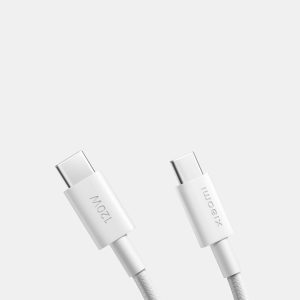 CAVO DATI/CARICA PER SMARTPHONE TYPE-C/TYPE-C 6A BRAIDED 1M XIAOMI WHITE BHR087KGL
