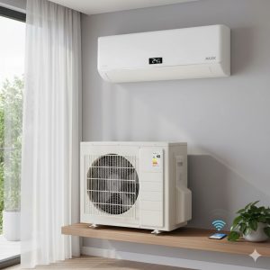 CLIMATIZZATORE AUX 18000BTU SERIE QG ASW-H18E2B4/QGR3DI-E + ASW-H18E2B4/QGR3DI-I WI-FI A++/A+++