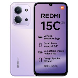 SMARTPHONE XIAOMI REDMI 15C 5G 4+128GB DUOS PURPLE ITALIA