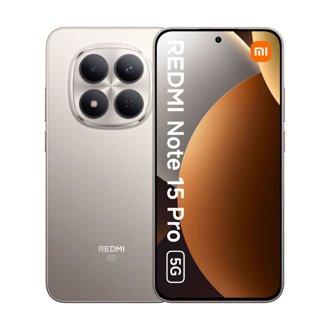 SMARTPHONE XIAOMI REDMI NOTE 15 PRO 5G 8+256GB DUOS TITANIUM ITALIA