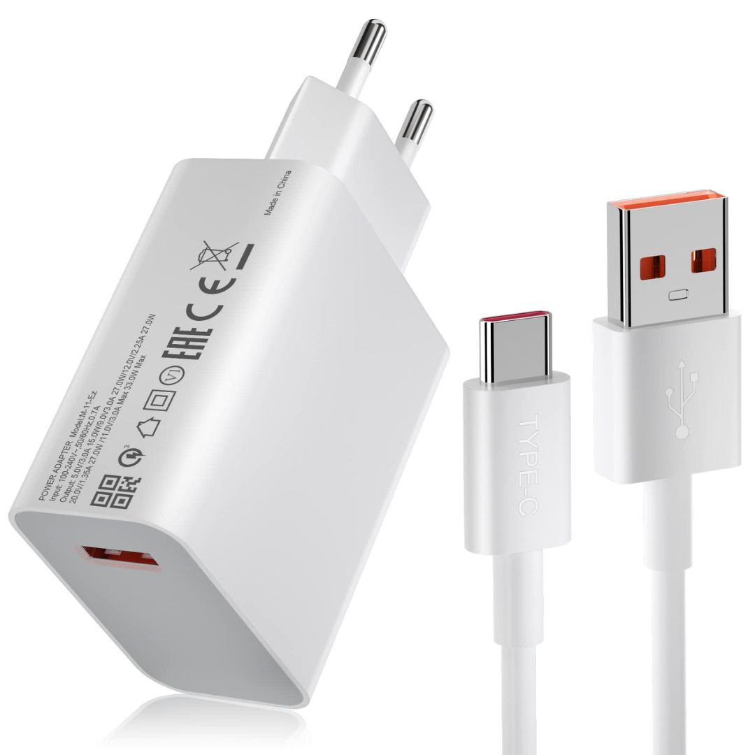 CARICABATTERIA DA RETE 33W XIAOMI BHR087LEU USB-C WHITE