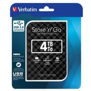 HARD DISK ESTERNO 2,5 USB 3.0 4TB VERBATIM 53223