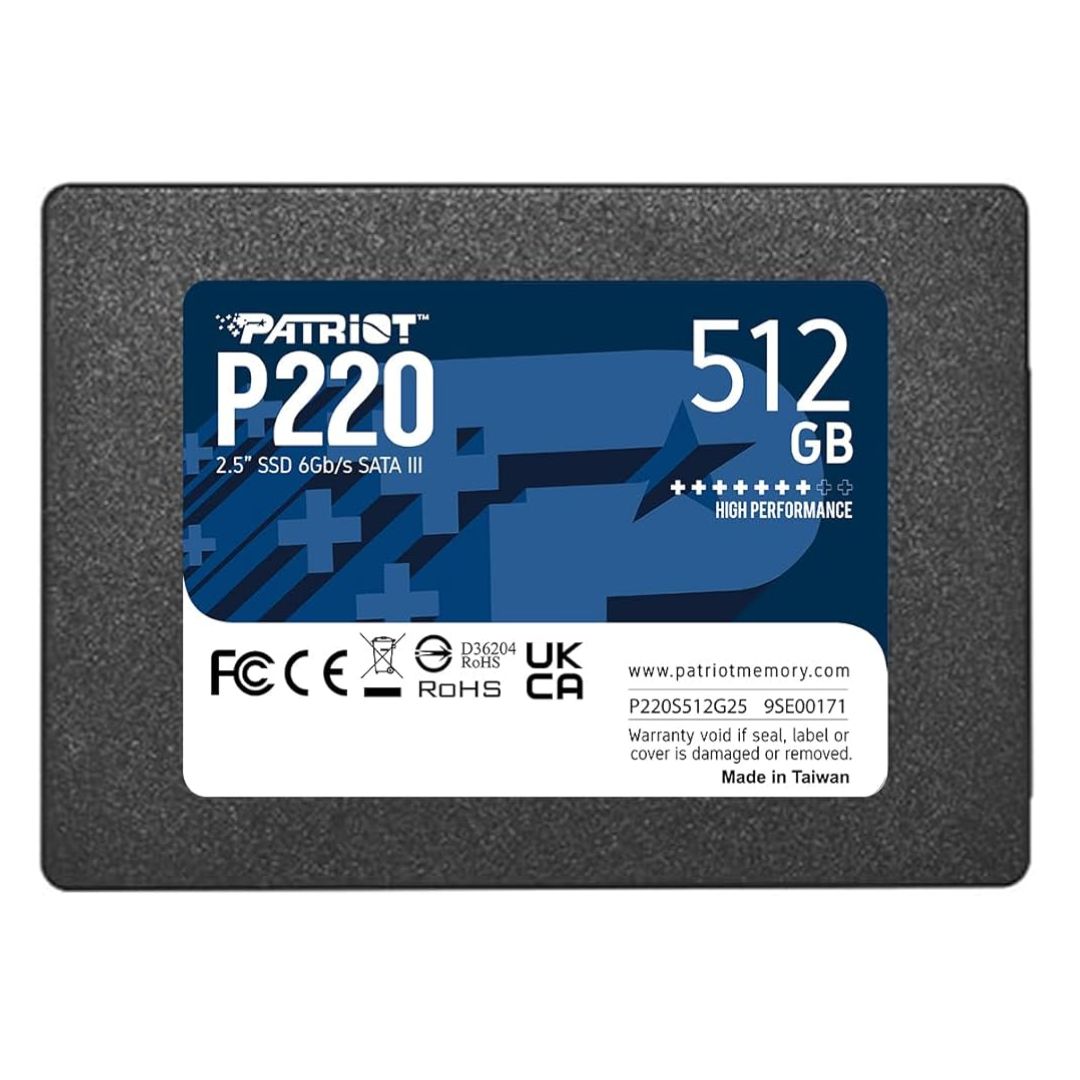 HARD DISK 2,5 SSD 512GB PATRIOT P220 P220S512G25