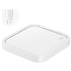 CARICABATTERIA WIRELESS SAMSUNG 15W CON CARICABATTERIE EP-P2400TWEGEU WHITE