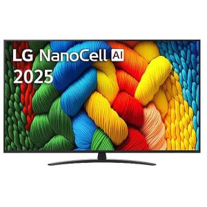 TV NANOCELL 43" LG 4K 43NANO81A3A SMART TV EUROPA BLACK