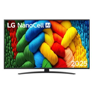 TV NANOCELL 50" LG 4K 50NANO80A3B SMART TV EUROPA BLACK
