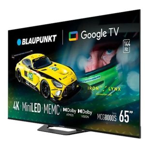 TV LED 4K MINI LED 65" BLAUPUNKT 65MCG800S SMART TV GOOGLE ITALIA BLACK
