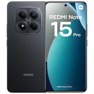 SMARTPHONE XIAOMI REDMI NOTE 15 PRO 4G 8+256GB DUOS BLACK ITALIA