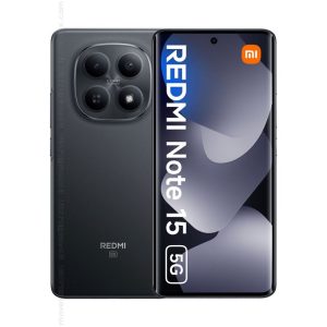 SMARTPHONE XIAOMI REDMI NOTE 15 5G 8+256GB DUOS MIDNIGHT BLACK ITALIA