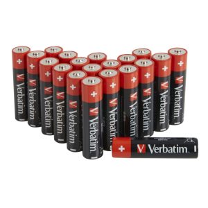 BATTERIA STILO AA ALCALINA 20PZ VERBATIM 49877