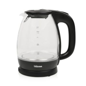 BOLLITORE ELETTRICO IN VETRO TRISTAR WK-3405 BLACK