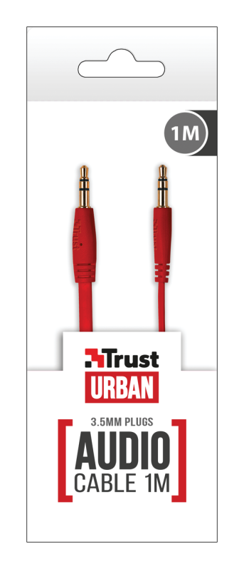 CAVO AUDIO TRUST FLAT 1M RED 20177