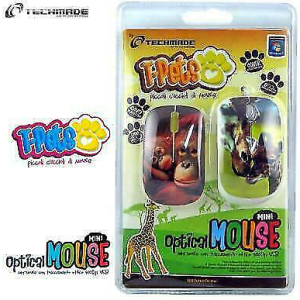 MOUSE OTTICO USB MINI TECHMADE TM-XJ10-JUNGLE3