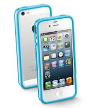 CUSTODIA PER APPLE IPHONE 5 BUMPER CELLULAR LINE BUMPERIPHONE5B