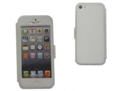 CUSTODIA PER APPLE IPHONE 5 IN TPU +TOUCH PATRICK GELL-I5A AZZURRO
