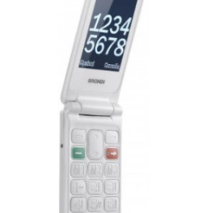 CELLULARE BRONDI AMICO FLIP PLUS DUOS WHITE ITALIA