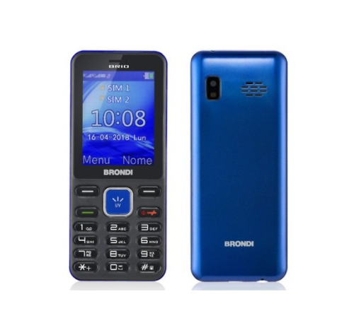 CELLULARE BRONDI BRIO BLACK / BLU ITALIA