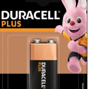 BATTERIA 9V ALCALINA DURACELL PLUS MN1604