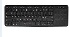 TASTIERA WIRELESS MULTIMEDIALE CON TOUCHPAD TECHMADE TM-BK268T