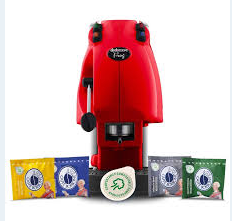 MACCHINA DA CAFFE' DIDIESSE FROG MAGICA EMOZIONE PACK CON 60 CIALDE ROSSO PIENO