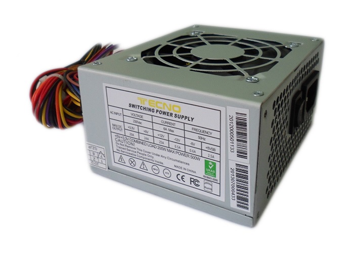 ALIMENTATORE ATX 24PIN 550W TECNO ACCESSORI BIG FUN SILENT BULK