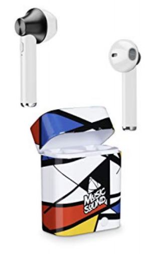 AURICOLARE BLUETOOTH CELLULAR LINE TWS BTMSTWS5 FANTASY WHITE