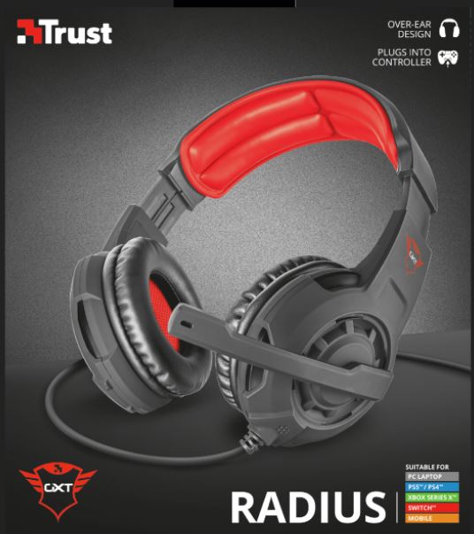 CUFFIE + MICROFONO 3.5MM GAMING TRUST GXT310 RADIUS 21187