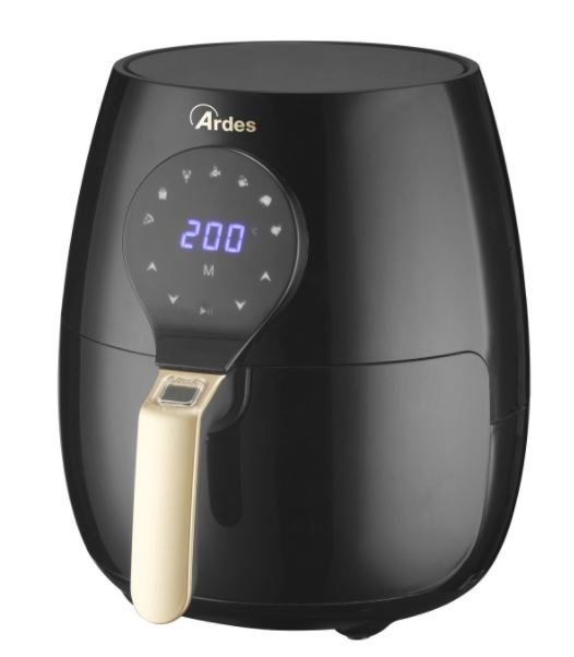 Friggitrice Ad Aria Calda 3,5 Lt Ardes Con Timer E Schermo Digitale 1450w Ar1k33
