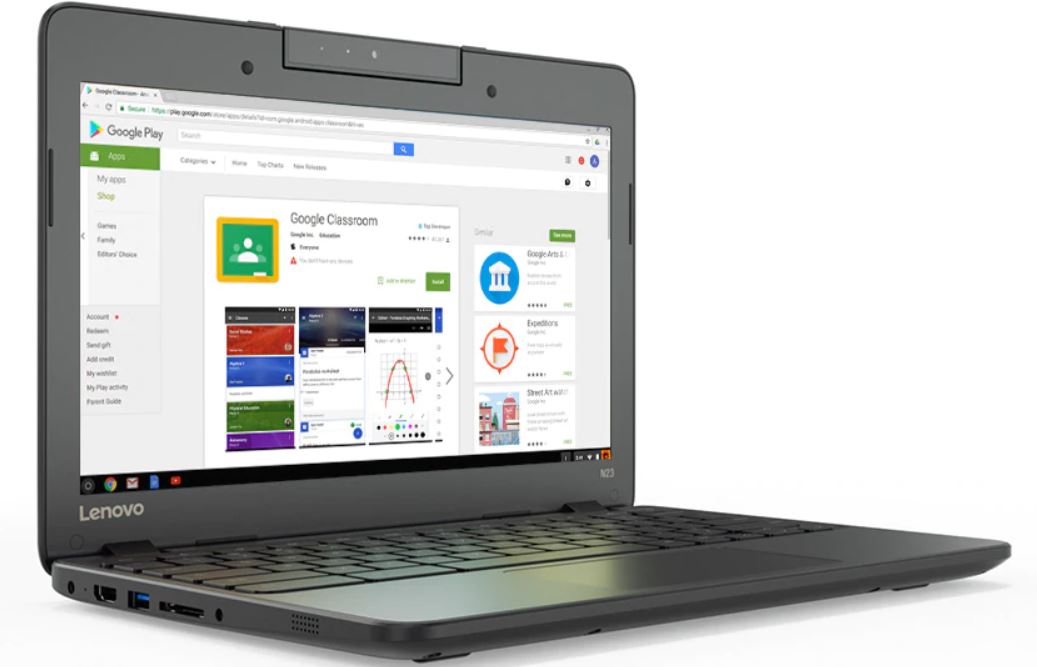 NOTEBOOK RICONDIZIONATO LENOVO N23 11,6" CHROMEBOOK N3060/4GB/16GB EMMC/CHROME OS CON WEBCAM GRADO A