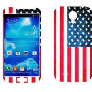PELLICOLA PER SAMSUNG GALAXY S4 I9505 PROTETTIVA HOTDUCK HD-COVER-042 BANDIERA US