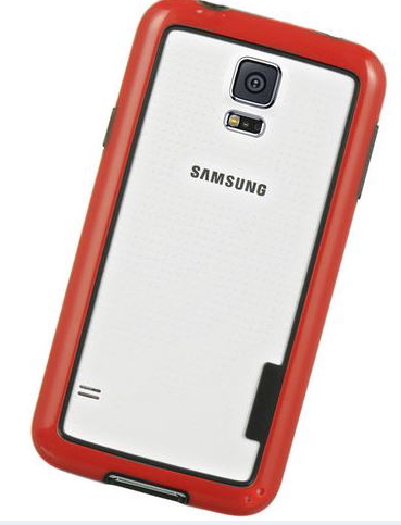 CUSTODIA PER SAMSUNG GALAXY S5 G900 BUMPER PATRICK FRAME-S5R RED