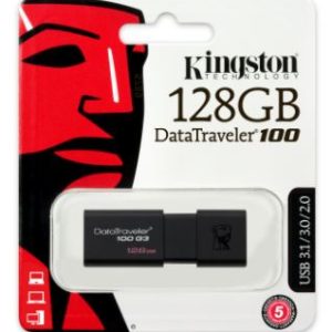 MEMORIA USB 128GB 3.0 KINGSTON DT100G3/128GB