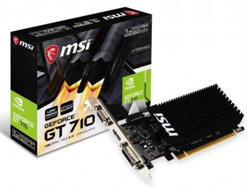 VGA PCI-E 1024MB MSI GEFORCE GT710 V809-2833/1899R