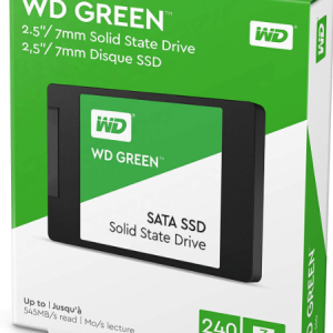 HARD DISK 2,5 SSD 240GB WESTERN DIGITAL SOLID STATE WDS240G2G0A GREEN