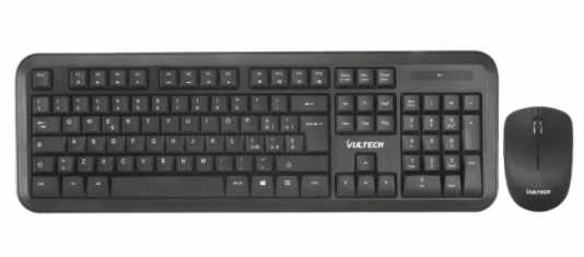 TASTIERA + MOUSE WIRELESS VULTECH KM-820W