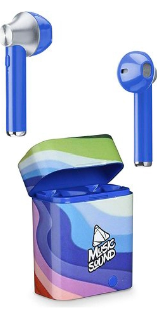 AURICOLARE BLUETOOTH CELLULAR LINE TWS BTMSTWS3 FANTASY BLUE